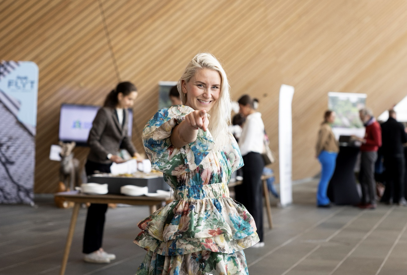 Line Oma på fagdagen i Kristiansand, foto Anne Guro Røsæg