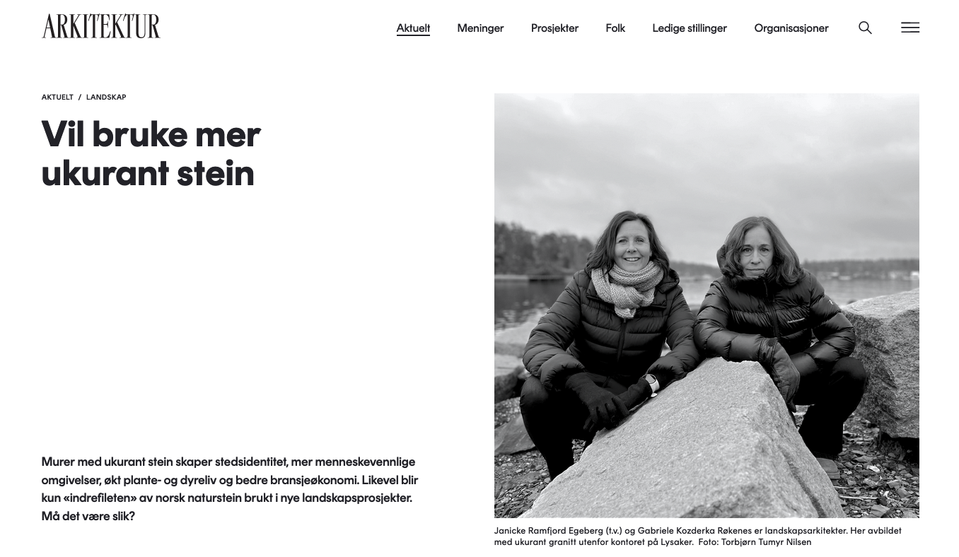 Ukurant stein_Arkitektur