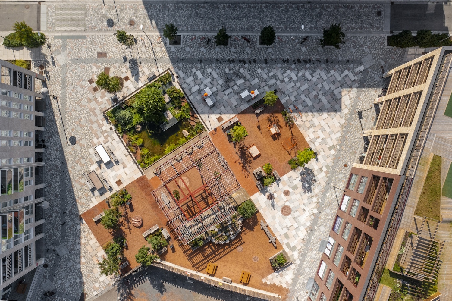 Vollebekk torg - SL stenlegging