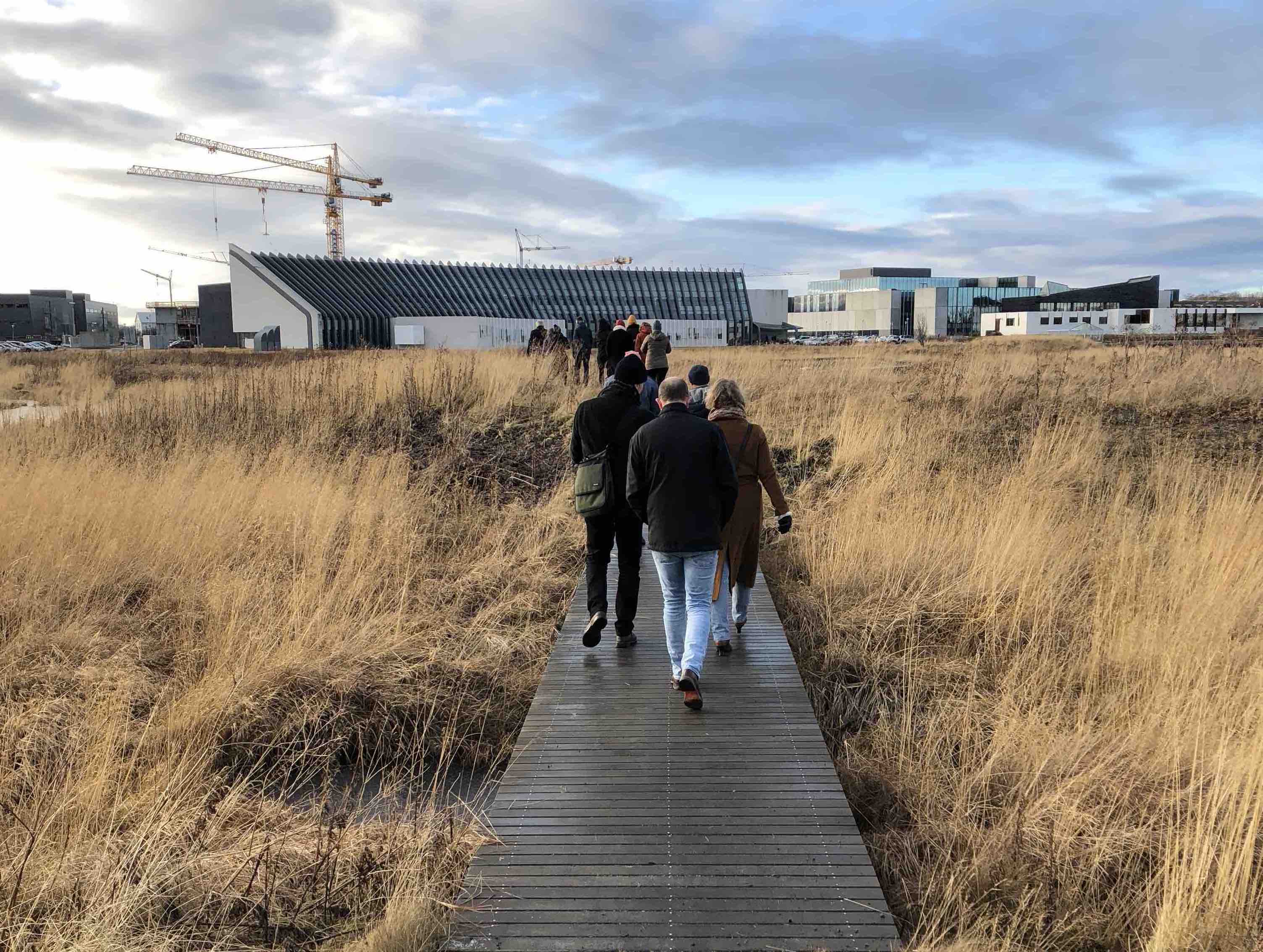 på vei til Norden Hus