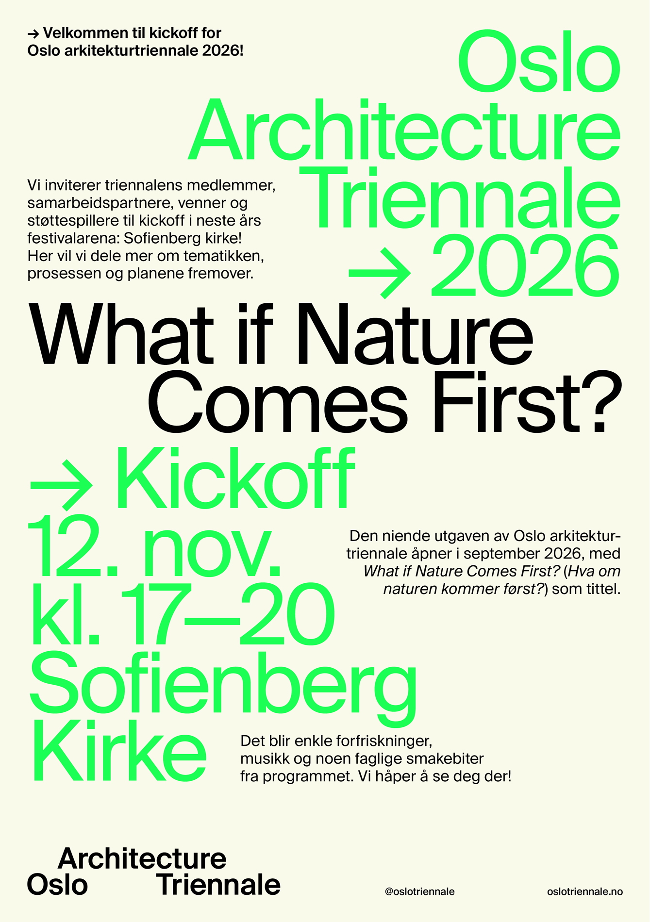 Invitasjon kickoff OAT 26